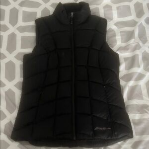 Eddie Bauer Women's Quilted Black Vest